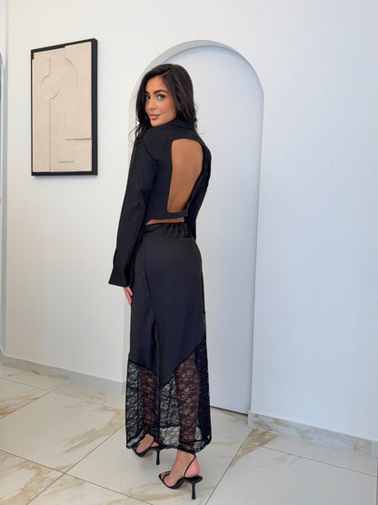 Blazer ouverture au dos