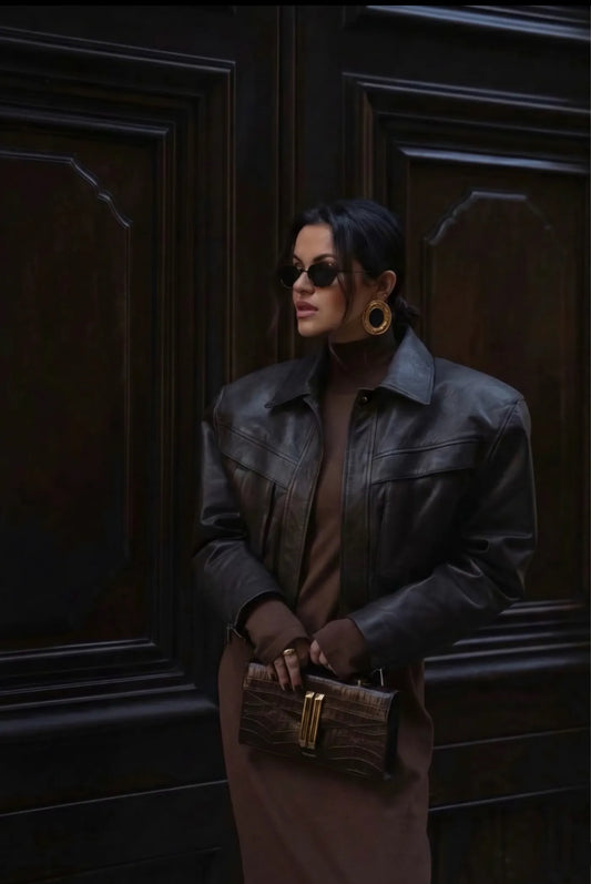 Veste à épaulettes