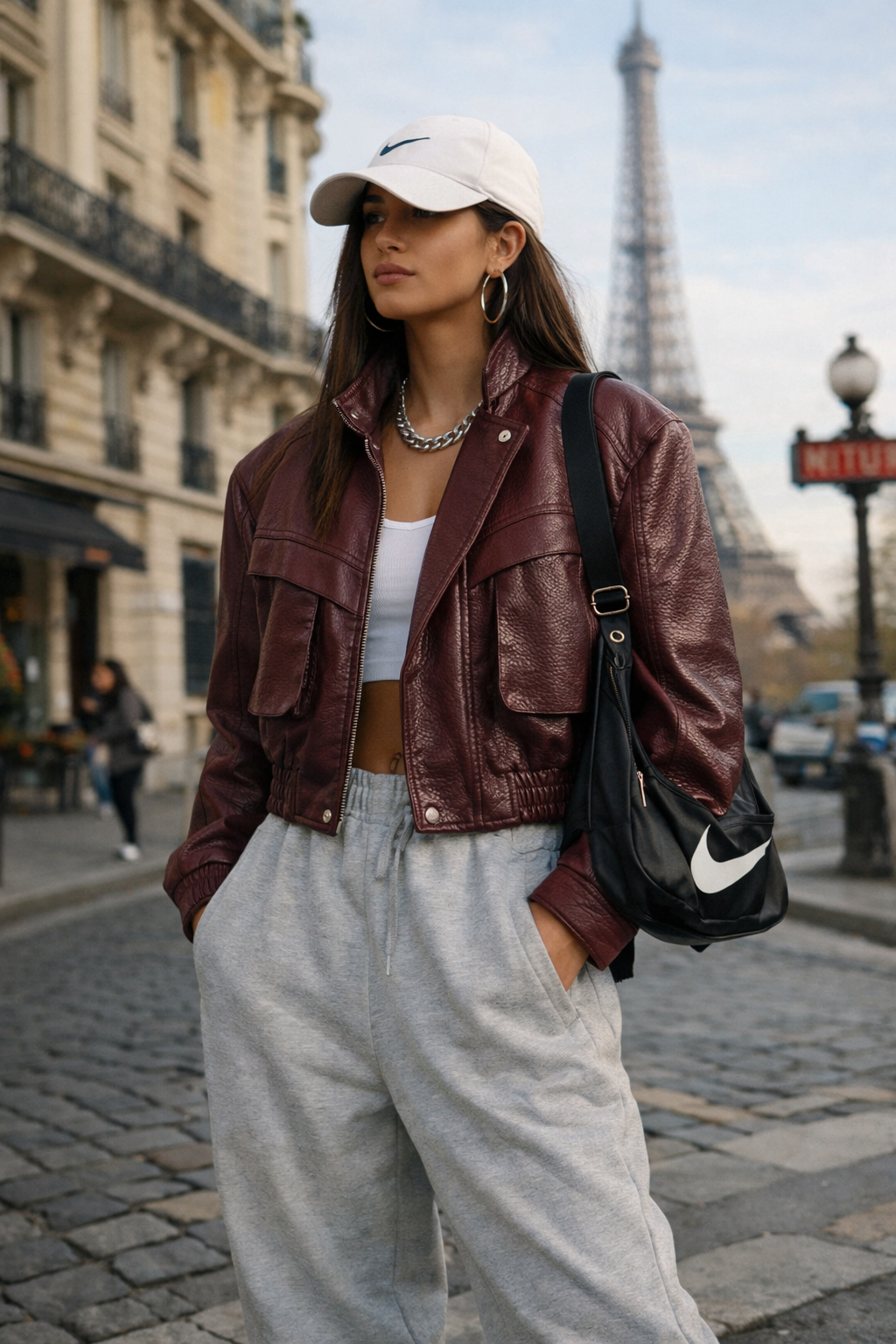 Veste à épaulettes