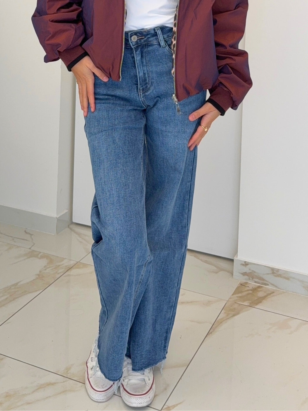 Jeans blue évasé
